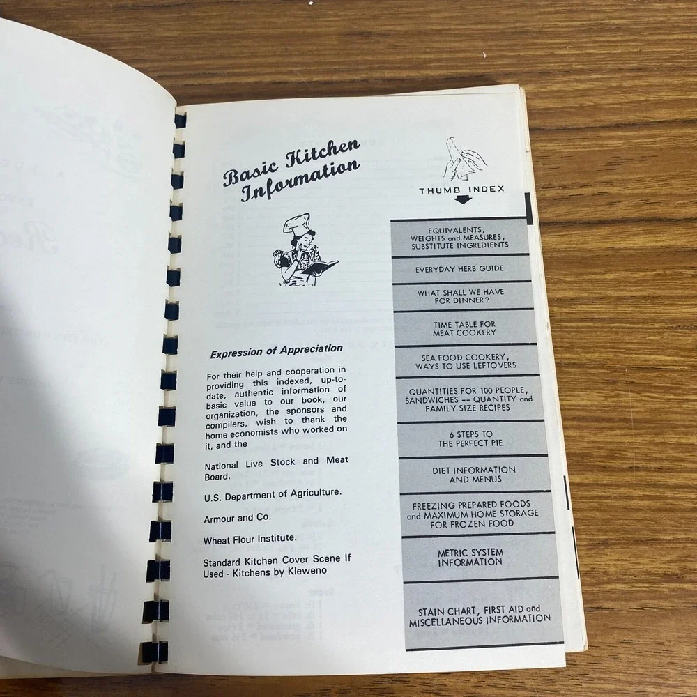 Mount Vernon Texas First United Methodist Church Cookbook VTG Comb Local